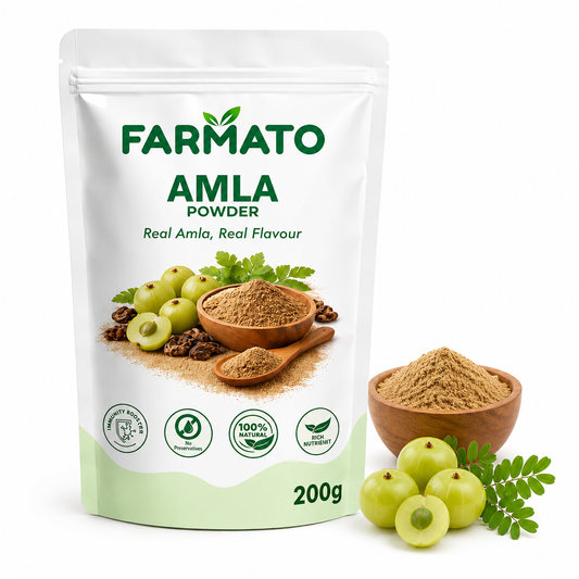 Natural Amla Powder | Indian Gooseberry Powder for Immunity, Hair & Skin Health | 100% Pure Ayurvedic Superfood